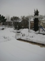 Pergola, Brunnenplatz und Steingarten im Winter - 2013 by BRUNELIK.AT