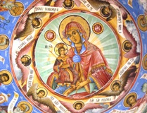 Rila-Kloster: Freskendetail (III) - 2008 by BRUNELIK.AT