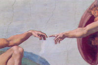 Rom: 'Die Erschaffung der Welt' (Sixtinische Kapelle) - 1995 by BRUNELIK.AT